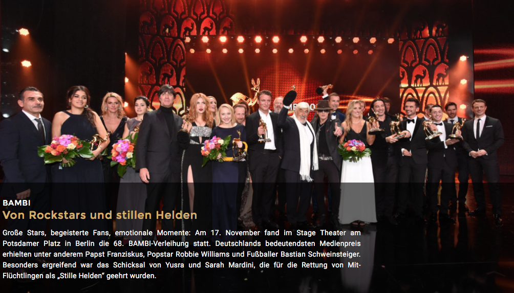 Bambi Gala 2016 in Berlin